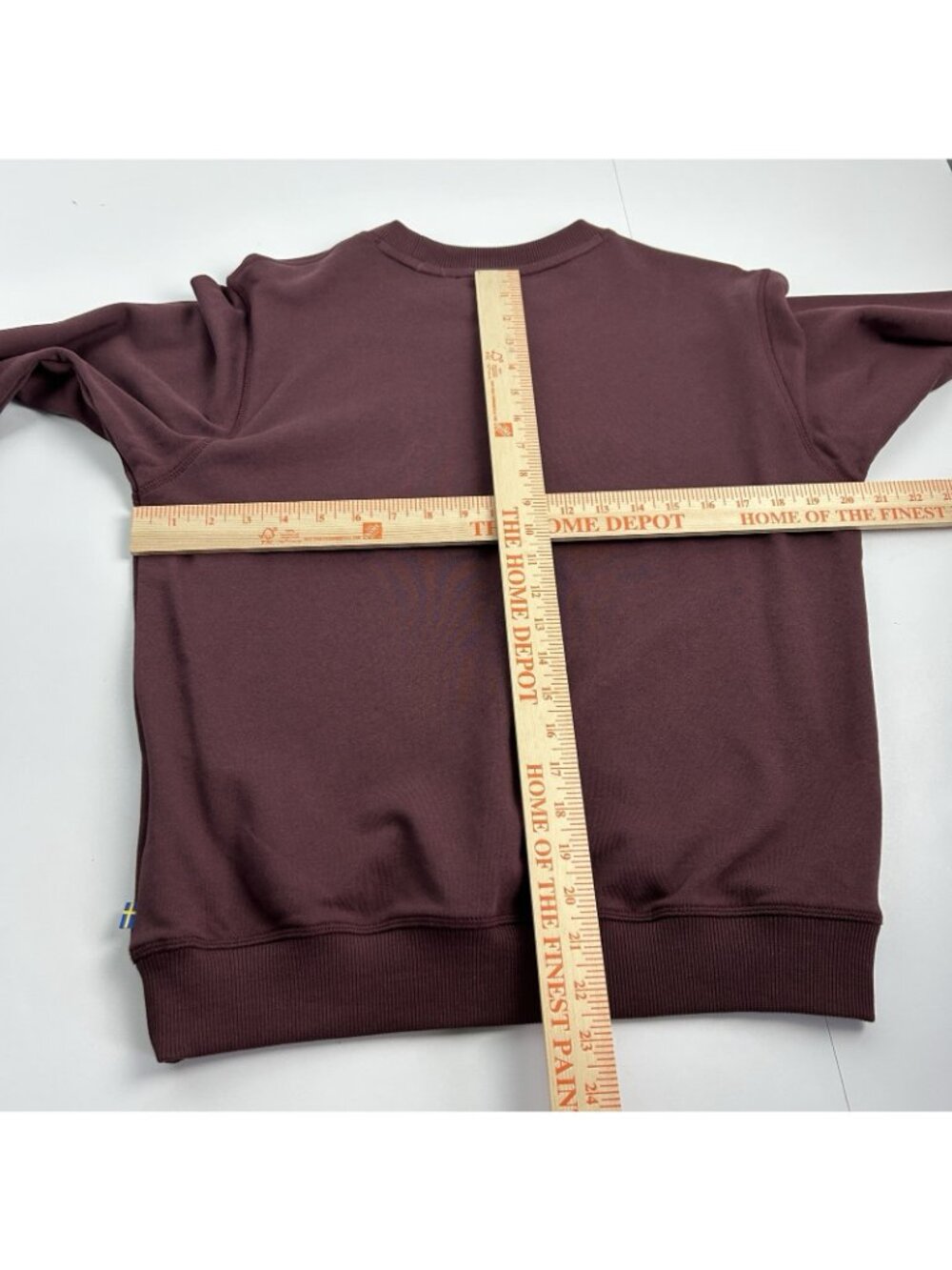 NWT Fjallraven 1960 Logo Badge Sweater Women's Medium Port Red Sweatshirt - Picture 5 of 7